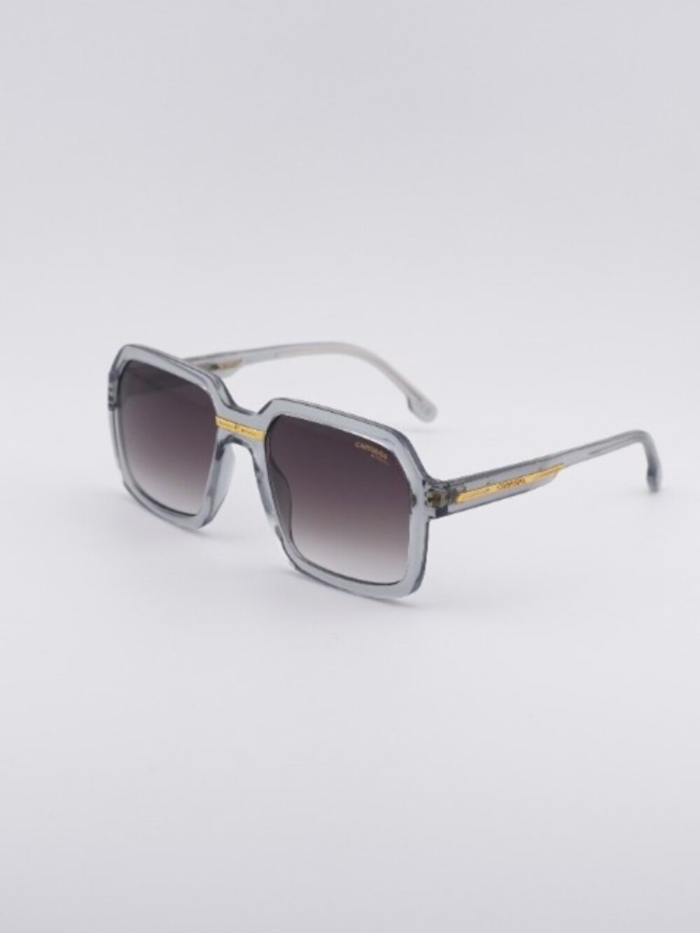 Carrera VICTORY C 08/S 0KB7 9K Sunglasses Grey Square Frame, Green Lenses